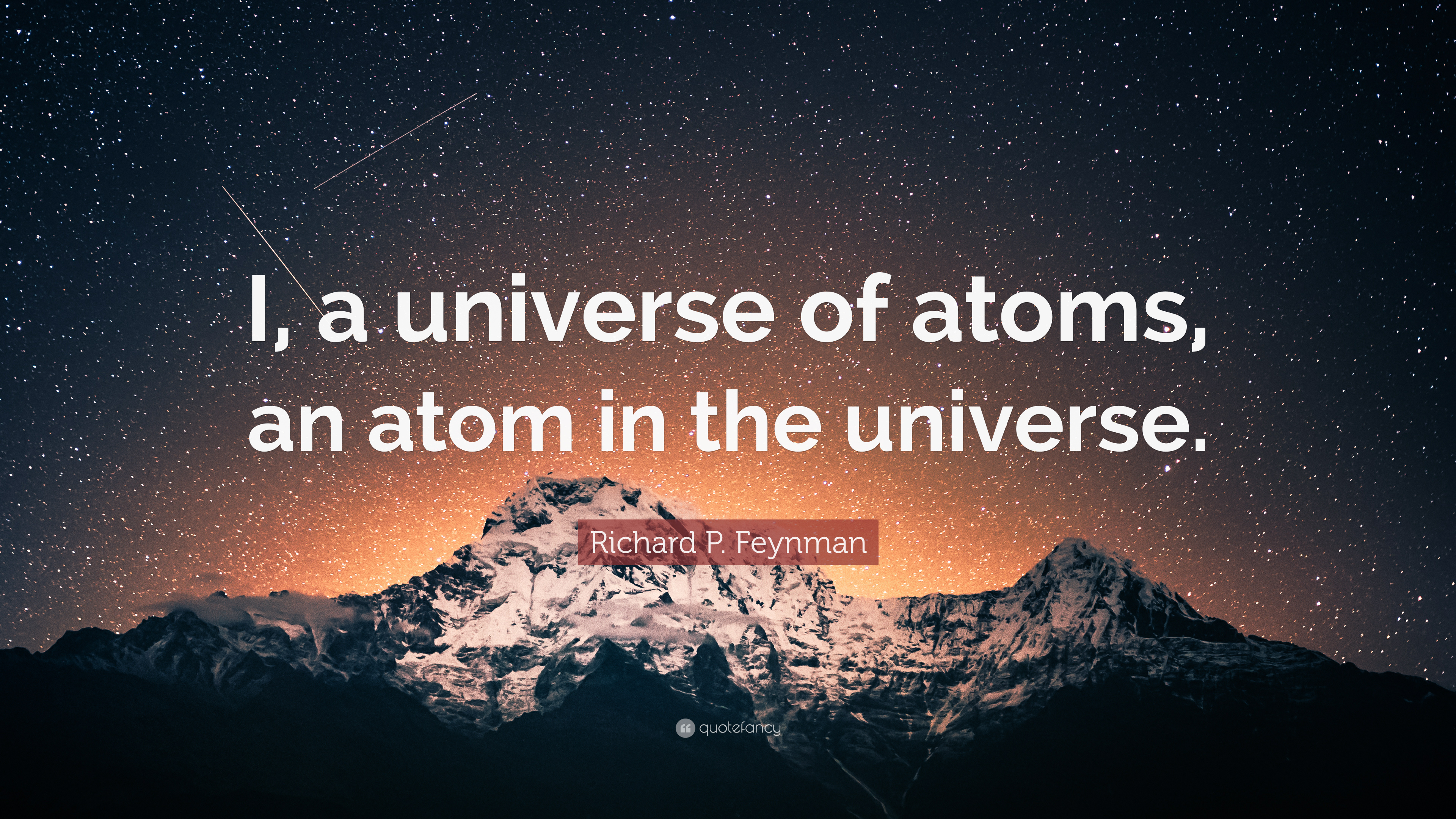 The Univers in an Atom